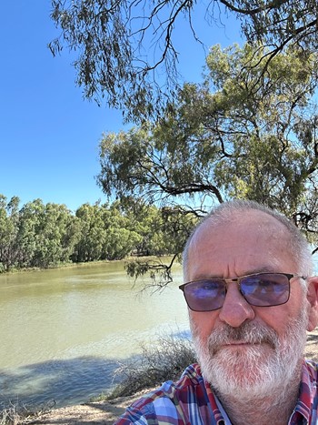 The mighty Murray River with Norm McMurray - Dareton, NSW - December 2024